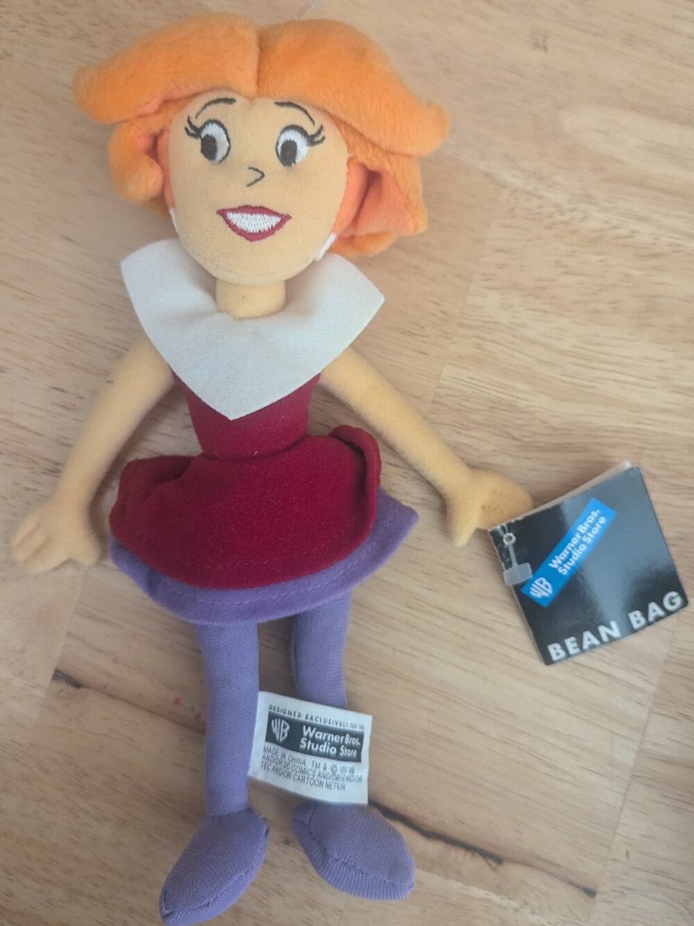 VTG 1999 The Jetsons-Jane Jetson Plush w/ Tags Warner Brothers Cartoon Nostalgia
